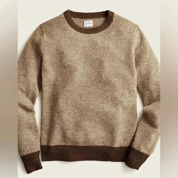 Rugged merino wool bird's-eye tipped sweater boys small - Picture 1 of 10